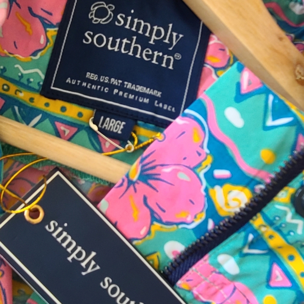 Simply Southern windbreaker. Large. NWT